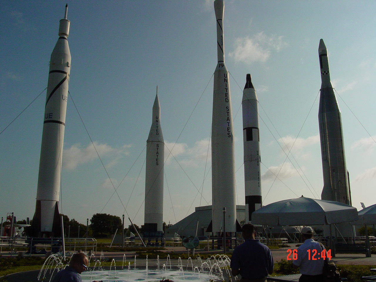 Rocket garden at the KSC visitor complex