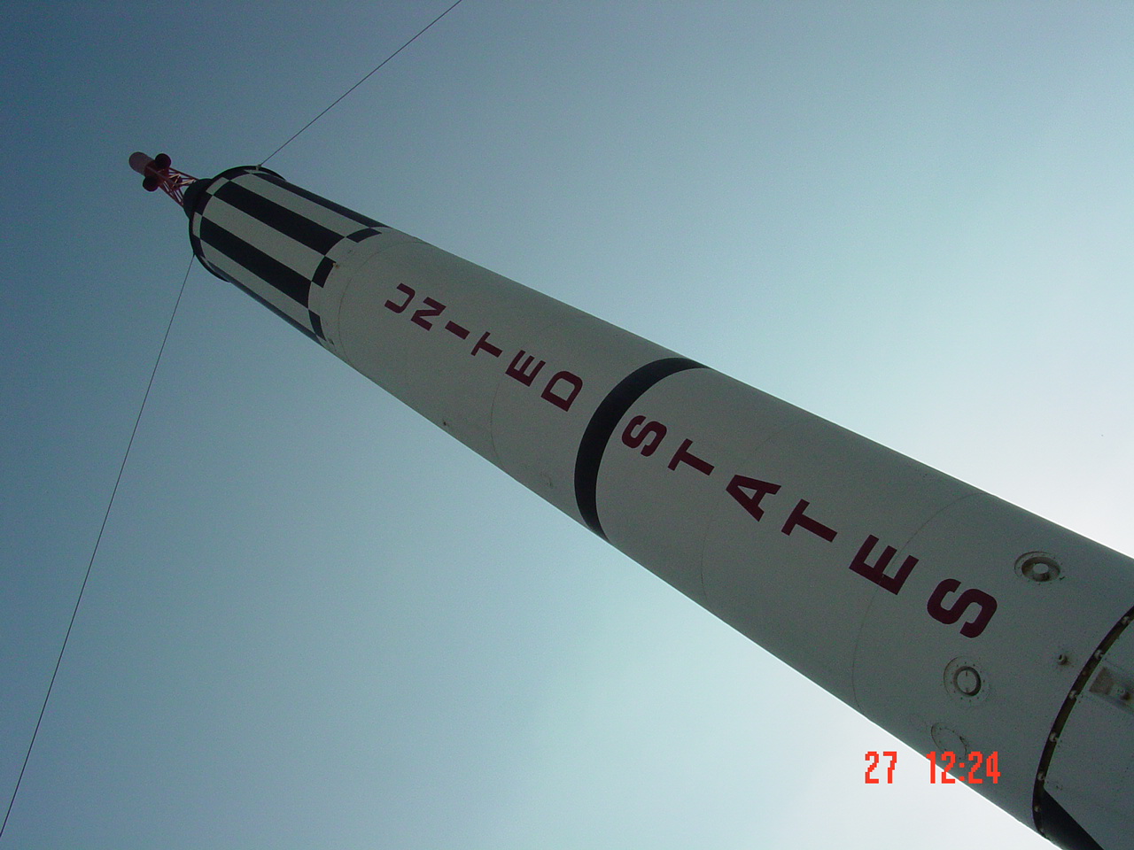 A Mercury Redstone mockup
