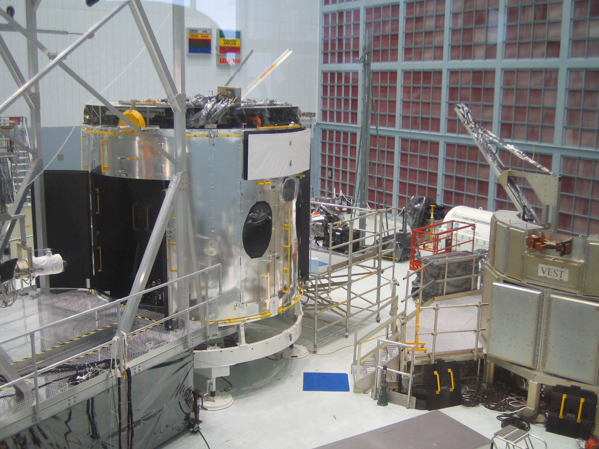 A cleanroom at GSFC